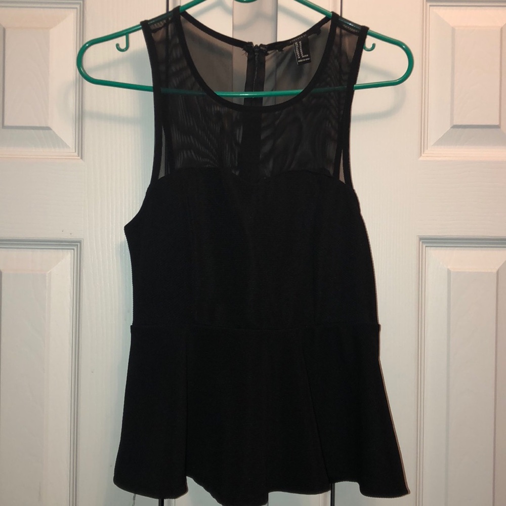Babydoll mesh top top